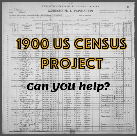 The Big 1900 US Census Project